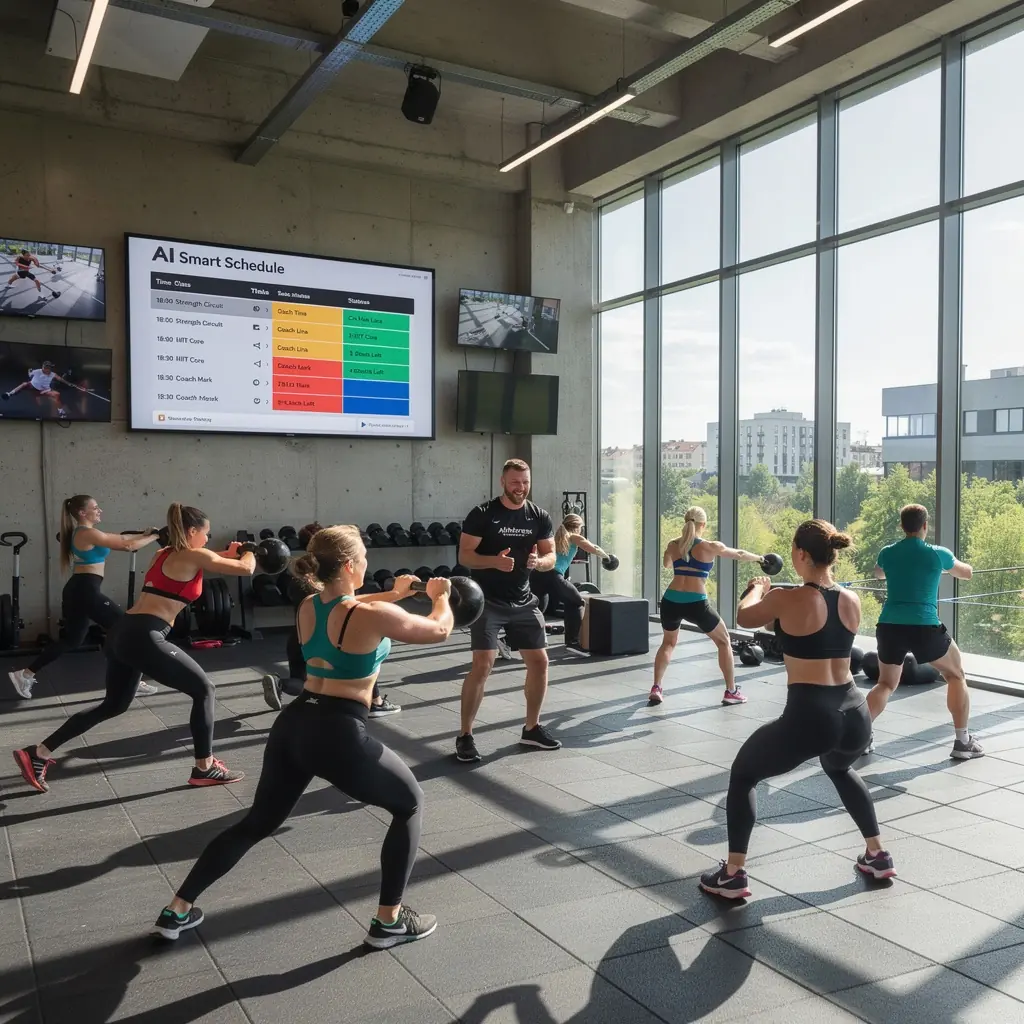 Sporta treniņu centrs ar modernu grafiku plānošanas sistēmu